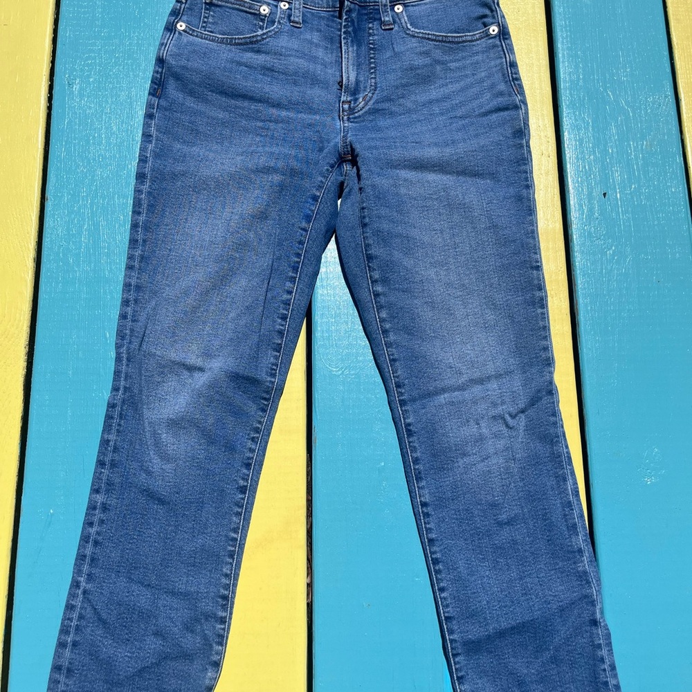 Madewell Straight-Leg Jeans in Blue Wash
